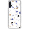 White Terrazzo Galaxy A50 Clear Case