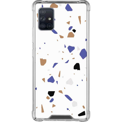 White Terrazzo Galaxy A51 5G Clear Case