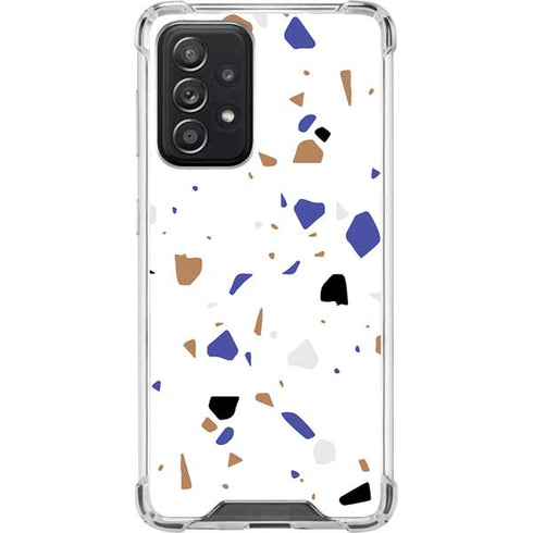 White Terrazzo Galaxy A52 5G Clear Case