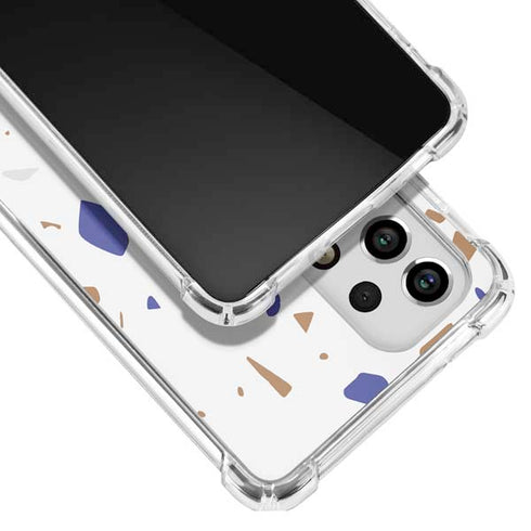 White Terrazzo Galaxy A53 5G Clear Case