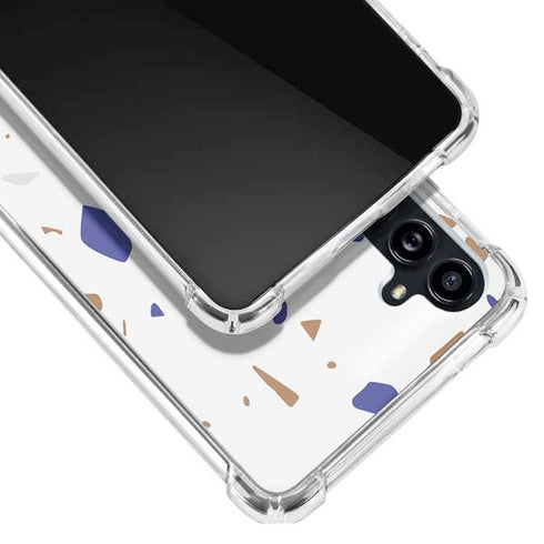 White Terrazzo Galaxy A54 5G Clear Case