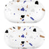 White Terrazzo Galaxy Buds Plus Skin