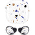 White Terrazzo Galaxy Buds Pro Skin