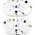 White Terrazzo Galaxy Buds Skin