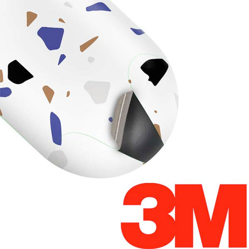 White Terrazzo Galaxy Buds Skin