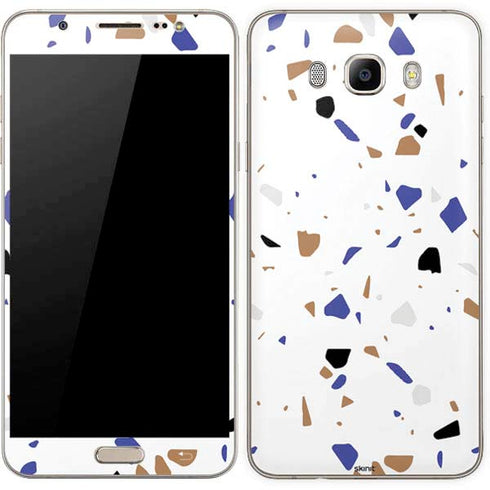 White Terrazzo Galaxy J7 Skin