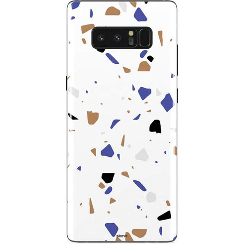 White Terrazzo Galaxy Note 8 Skin
