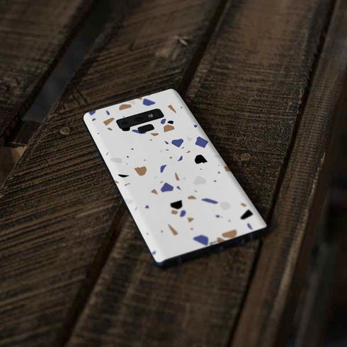 White Terrazzo Galaxy Note 9 Skin