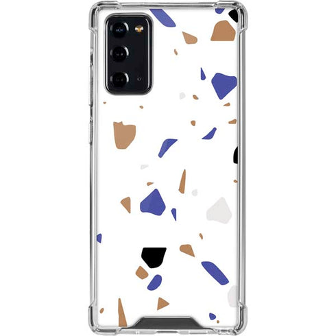 White Terrazzo Galaxy Note20 5G Clear Case