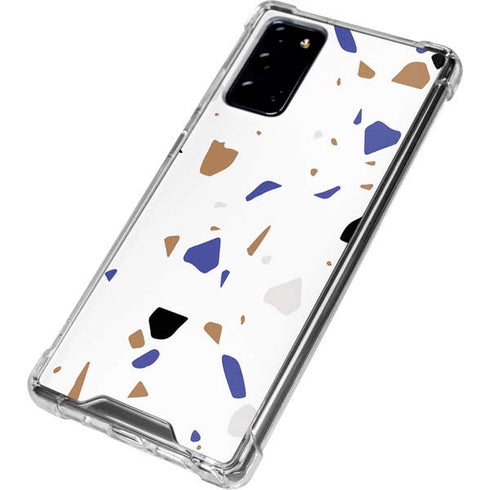 White Terrazzo Galaxy Note20 5G Clear Case
