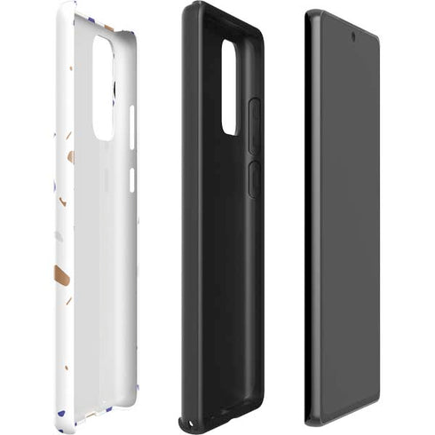 White Terrazzo Galaxy Note20 5G Pro Case
