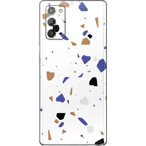 White Terrazzo Galaxy Note20 5G Skin
