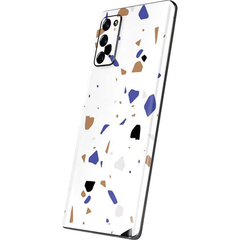 White Terrazzo Galaxy Note20 5G Skin