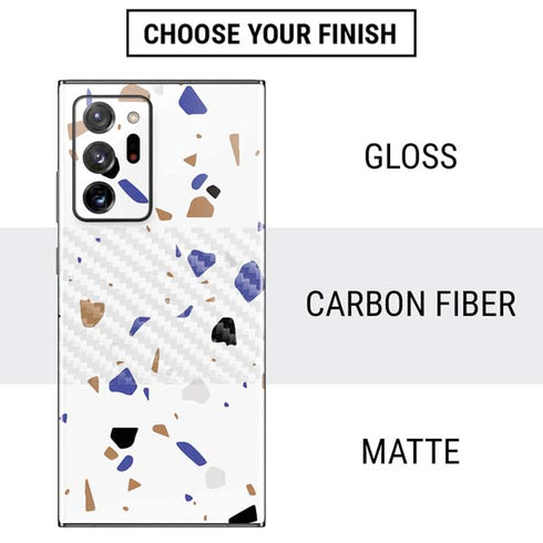 White Terrazzo Galaxy Note20 Ultra 5G Skin