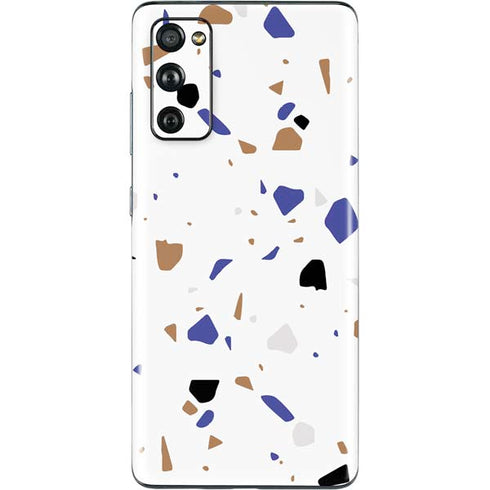 White Terrazzo Galaxy S20 Fan Edition Skin