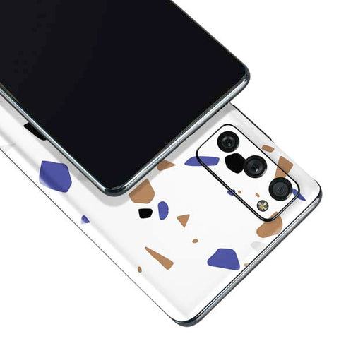 White Terrazzo Galaxy S20 Fan Edition Skin
