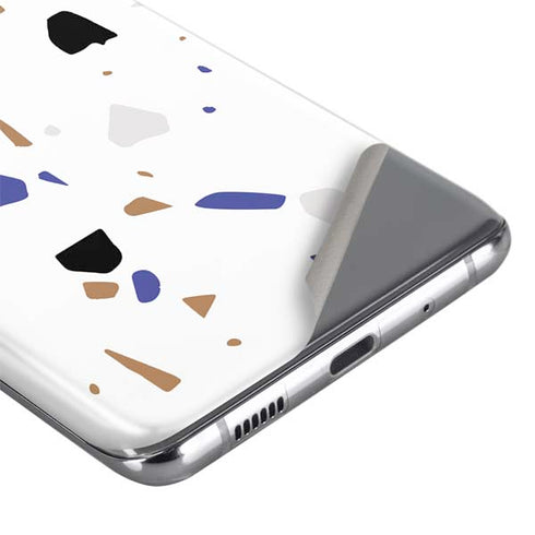 White Terrazzo Galaxy S20 Plus Skin