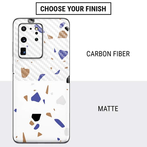 White Terrazzo Galaxy S20 Ultra 5G Skin