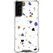 White Terrazzo Galaxy S21 FE Clear Case