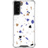 White Terrazzo Galaxy S21 FE Clear Case