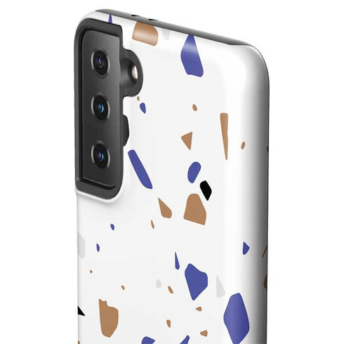 White Terrazzo Galaxy S21 Plus 5G Pro Case