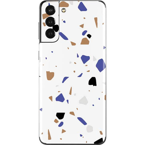 White Terrazzo Galaxy S21 Plus 5G Skin