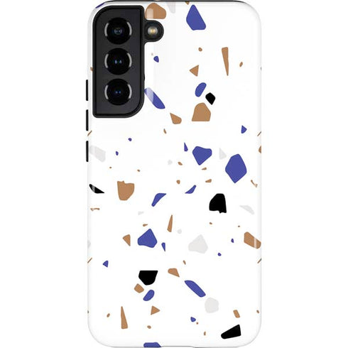 White Terrazzo Galaxy S22 Plus Pro Case
