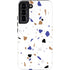 White Terrazzo Galaxy S22 Plus Pro Case