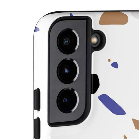 White Terrazzo Galaxy S22 Plus Pro Case