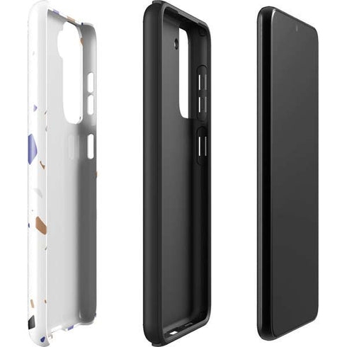 White Terrazzo Galaxy S22 Plus Pro Case