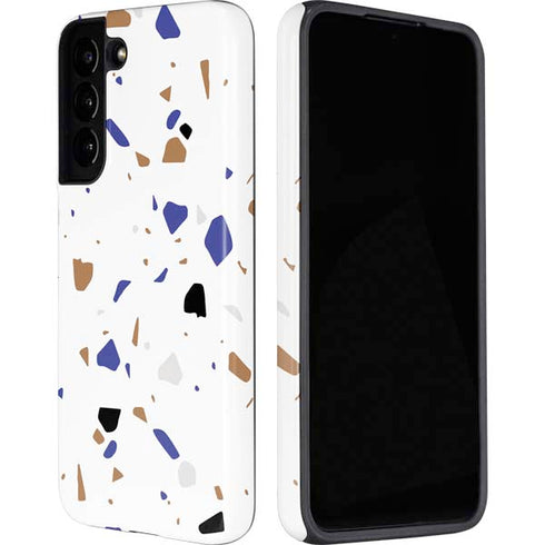 White Terrazzo Galaxy S22 Plus Pro Case