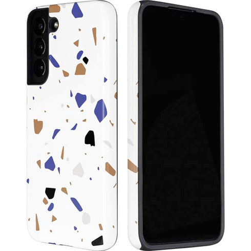 White Terrazzo Galaxy S22 Pro Case