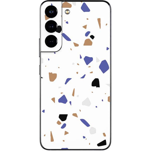 White Terrazzo Galaxy S22 Skin