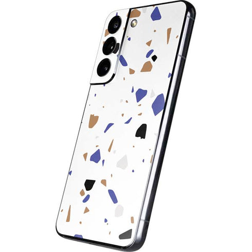 White Terrazzo Galaxy S22 Skin