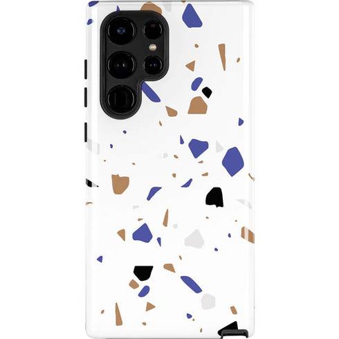 White Terrazzo Galaxy S22 Ultra Pro Case