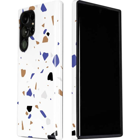 White Terrazzo Galaxy S22 Ultra Pro Case