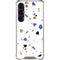 White Terrazzo Galaxy S23 Clear Case