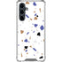 White Terrazzo Galaxy S23 FE Clear Case