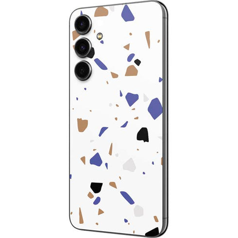 White Terrazzo Galaxy S23 FE Skin