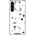 White Terrazzo Galaxy S23 Plus Clear Case