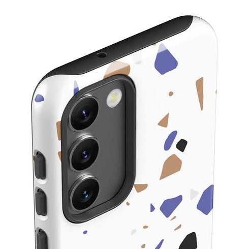 White Terrazzo Galaxy S23 Plus Pro Case