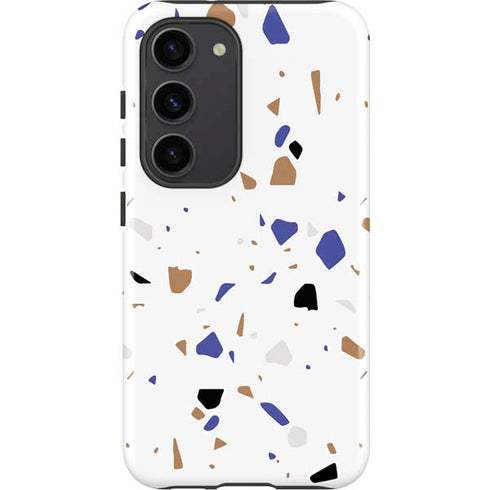 White Terrazzo Galaxy S23 Pro Case