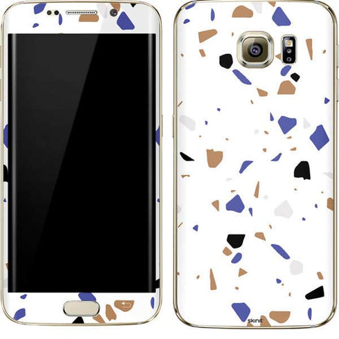 White Terrazzo Galaxy S7 Edge Skin