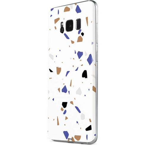 White Terrazzo Galaxy S8 Plus Skin