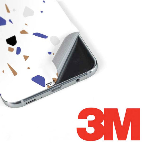 White Terrazzo Galaxy S8 Skin