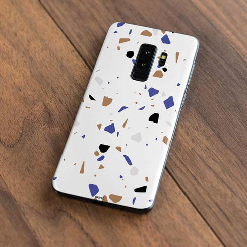 White Terrazzo Galaxy S9 Plus Skin