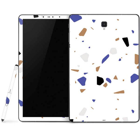 White Terrazzo Samsung Galaxy Tab Skin