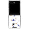 White Terrazzo Galaxy Z Flip5 5G Clear Case