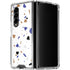 White Terrazzo Galaxy Z Fold4 5G Clear Case