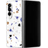 White Terrazzo Galaxy Z Fold4 5G Skin
